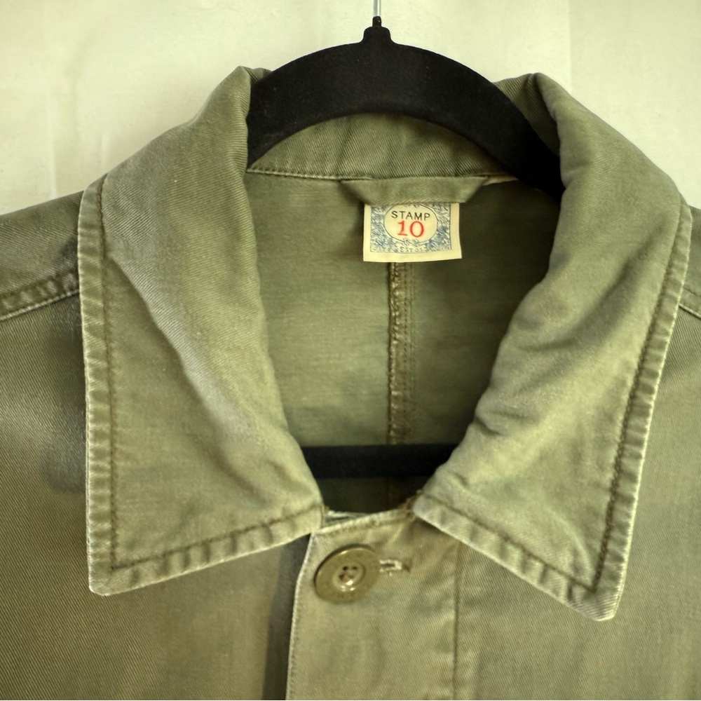 Authentic Stamp 10 Button Down Utility Jacket L/X… - image 2